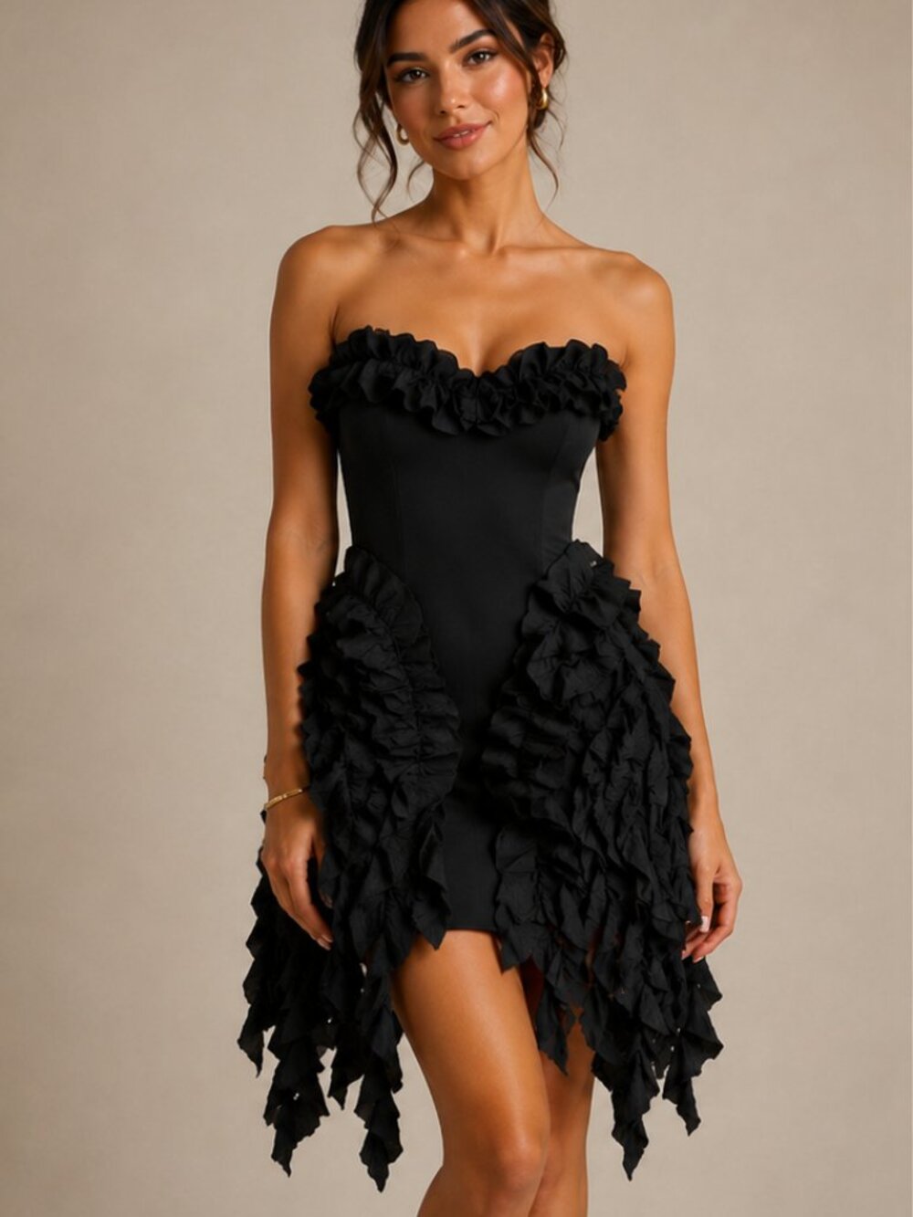 Akira Black Party Dress